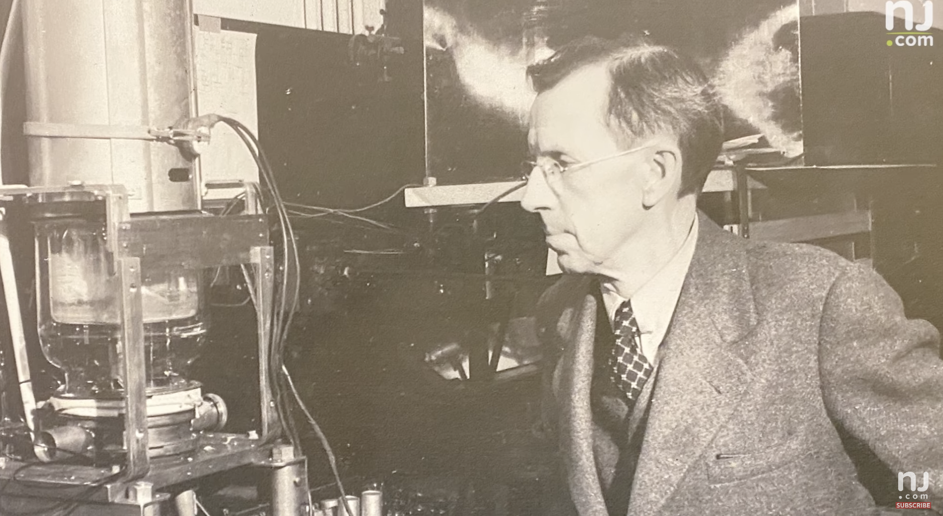 A scientist at work at Bell Labs