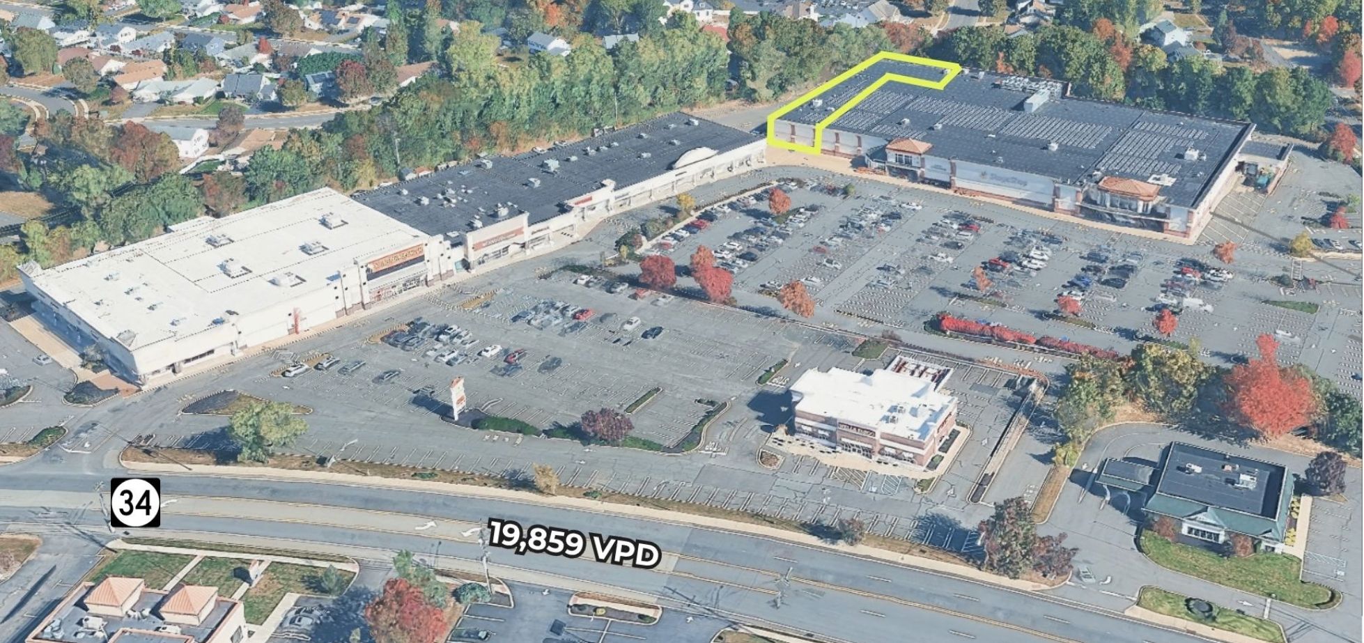 1129 NJ-34, Aberdeen Township, NJ – office, retail space